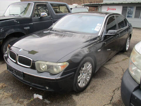 2003 BMW 7 Series for sale at Rodger Cahill in Verona PA