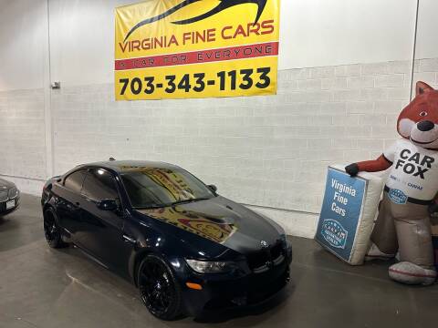 2009 BMW M3 for sale at Virginia Fine Cars in Chantilly VA