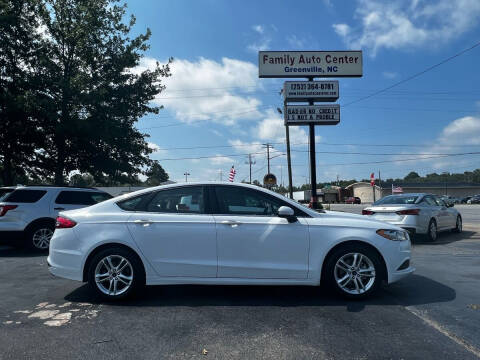 2018 Ford Fusion for sale at FAMILY AUTO CENTER in Greenville NC