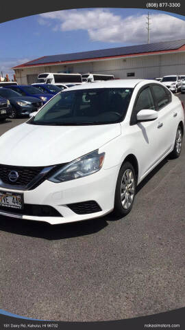 2019 Nissan Sentra for sale at No Ka Oi Motors in Kahului HI