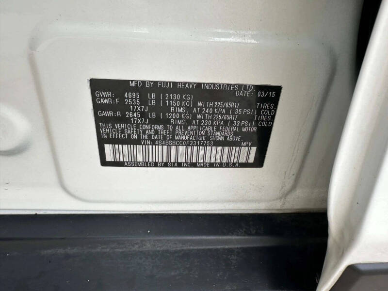 2015 Subaru Outback 2.5i Premium