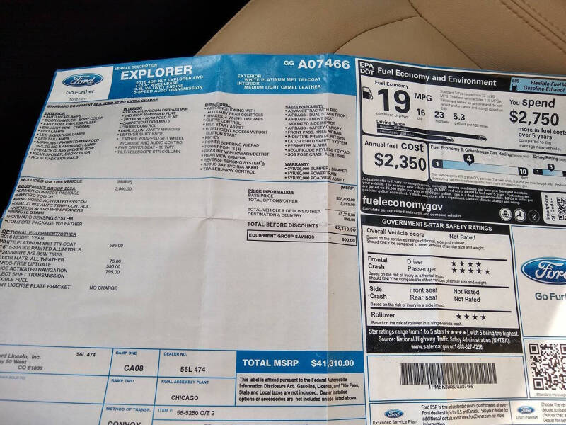 2016 Ford Explorer XLT