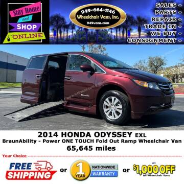 2014 Honda Odyssey for sale at Wheelchair Vans Inc in Laguna Hills CA