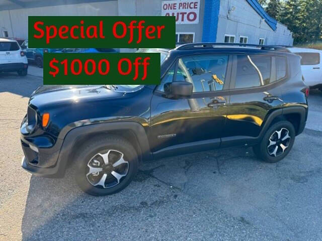 2022 Jeep Renegade for sale at ONE PRICE AUTO in Mount Clemens, MI