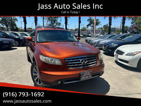 2007 Infiniti FX35 for sale at Jass Auto Sales Inc in Sacramento CA