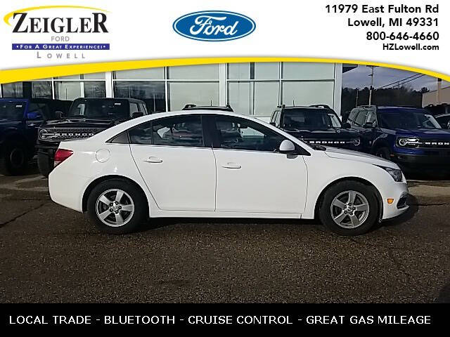 2015 Chevrolet Cruze for sale at Zeigler Ford of Plainwell in Plainwell MI