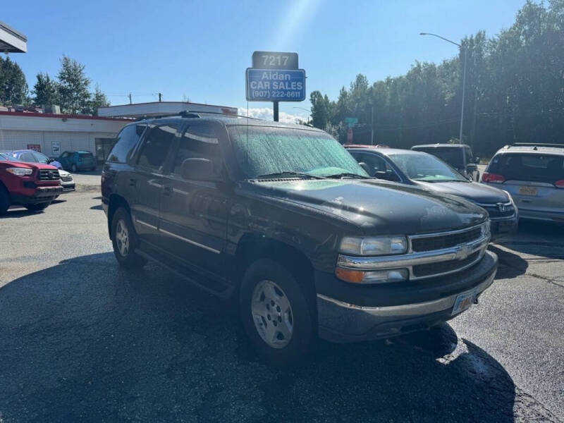 2003 Chevrolet Tahoe for sale at AIDAN CAR SALES in Anchorage AK