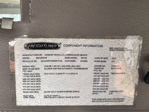 2022 Freightliner M2 106