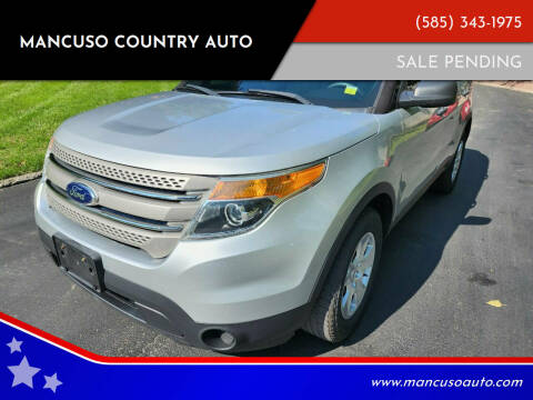 2014 Ford Explorer for sale at Mancuso Country Auto in Batavia NY