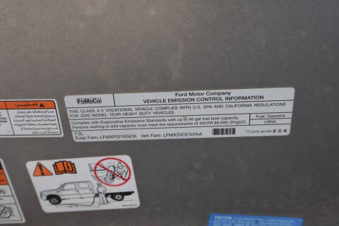 2020 Ford Stripped Chassis