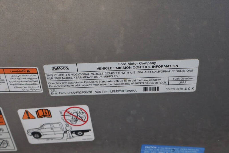 2020 Ford Stripped Chassis