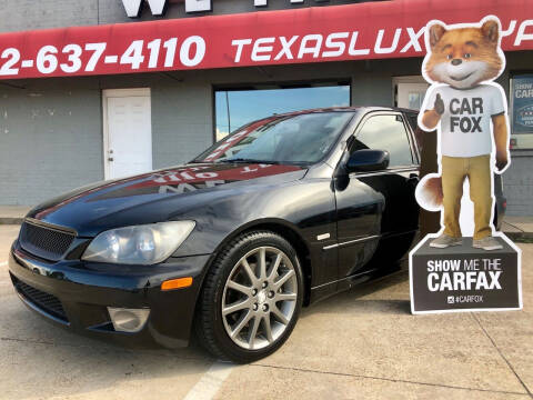 2004 Lexus IS 300 for sale at Texas Luxury Auto in Cedar Hill TX