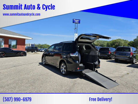 2014 Toyota Sienna for sale at Summit Auto & Cycle in Zumbrota MN
