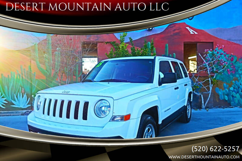 2015 Jeep Patriot for sale at DESERT MOUNTAIN AUTO LLC in Tucson AZ