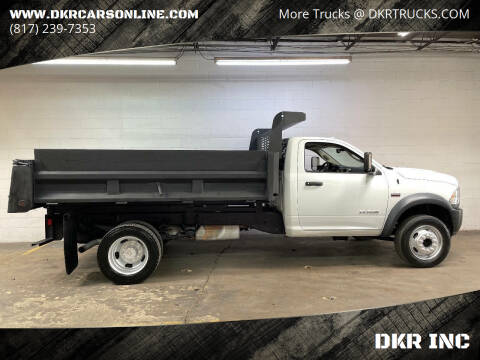 2017 RAM 5500 for sale at DKR INC in Arlington TX