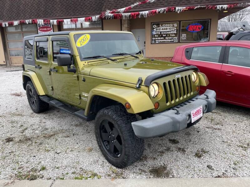 2007 Jeep Wrangler Unlimited for sale at G LONG'S AUTO EXCHANGE in Brazil IN
