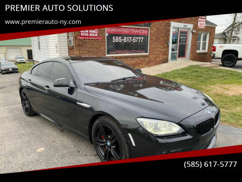 2014 BMW 6 Series for sale at PREMIER AUTO SOLUTIONS in Spencerport NY
