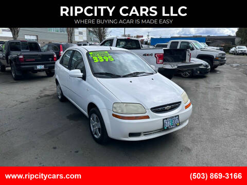 2006 Chevrolet Aveo for sale at RIPCITY CARS LLC in Portland OR