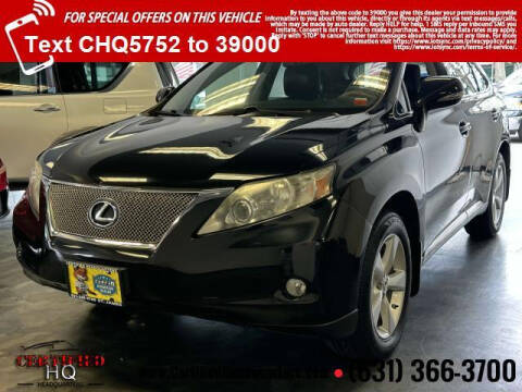 2010 Lexus RX 350 for sale at CERTIFIED HEADQUARTERS in Saint James NY