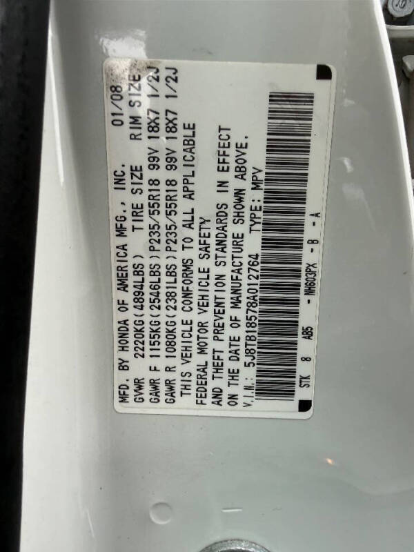 2008 Acura RDX SH-AWD w/Tech