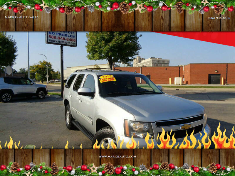 2012 Chevrolet Tahoe for sale at MARIO'S AUTO SALES in Mount Clemens MI