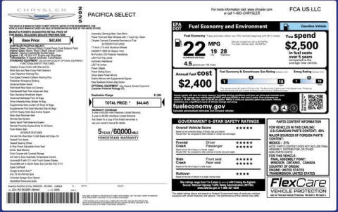 2025 Chrysler Pacifica Select