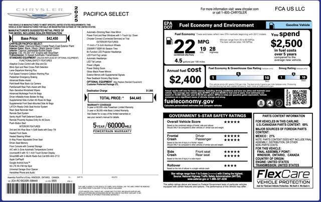 2025 Chrysler Pacifica Select