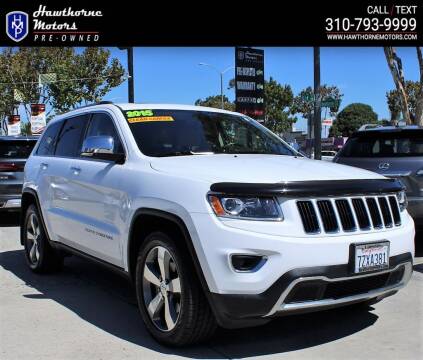 2015 Jeep Grand Cherokee for sale at Hawthorne Motors Pre-Owned in Lawndale CA