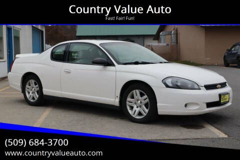 2006 Chevrolet Monte Carlo for sale at Country Value Auto in Colville WA