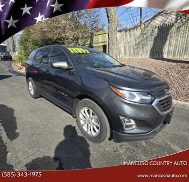 2018 Chevrolet Equinox for sale at Mancuso Country Auto in Batavia NY