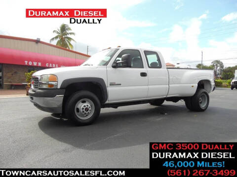 2001 GMC Sierra 3500 for sale at Town Cars Auto Sales in West Palm Beach FL