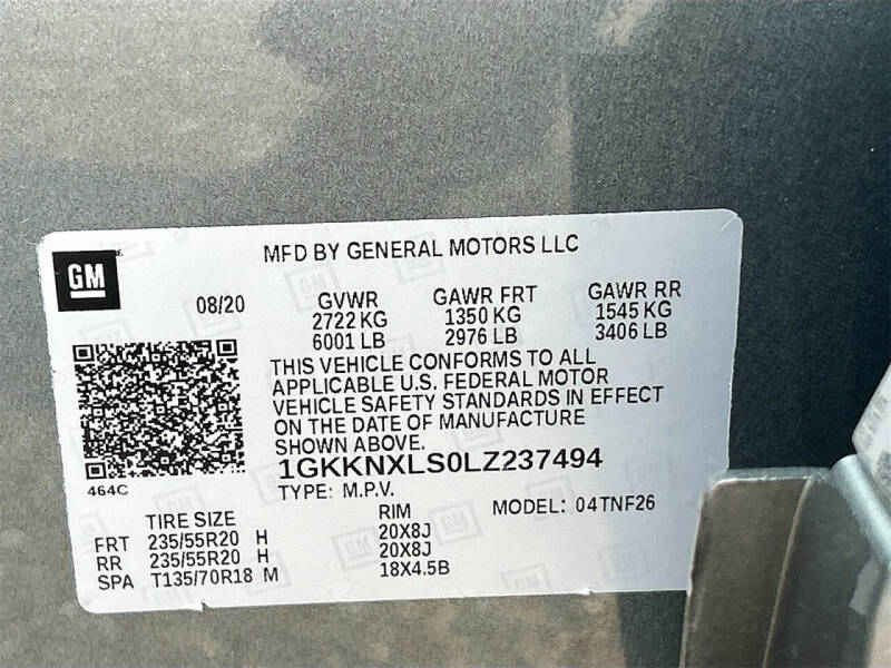 2020 GMC Acadia Denali