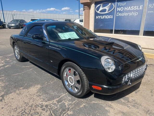 Black 2004 Ford Thunderbird Deluxe Convertible Deluxe 2dr Convertible 1
