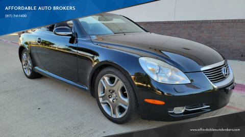 2006 Lexus SC 430 for sale at AFFORDABLE AUTO BROKERS in Keller TX