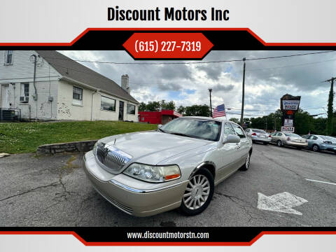 2004 Lincoln Town Car for sale at Discount Motors Inc in Nashville TN