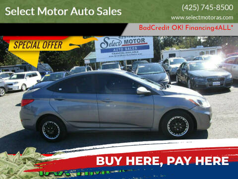 2016 Hyundai Accent for sale at Select Motor Auto Sales in Lynnwood WA