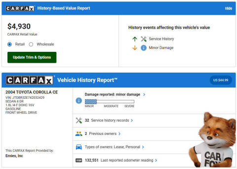 2004 Toyota Corolla LE