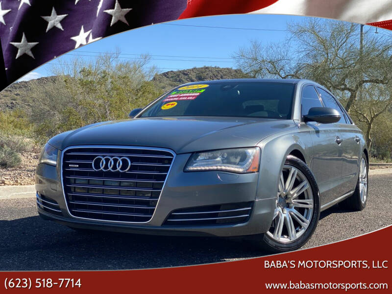 2014 Audi A8 L for sale at Baba's Motorsports, LLC in Phoenix AZ