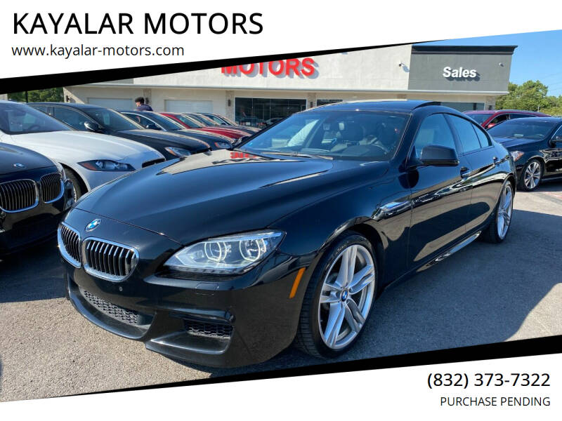 2015 BMW 6 Series for sale at KAYALAR MOTORS in Houston TX