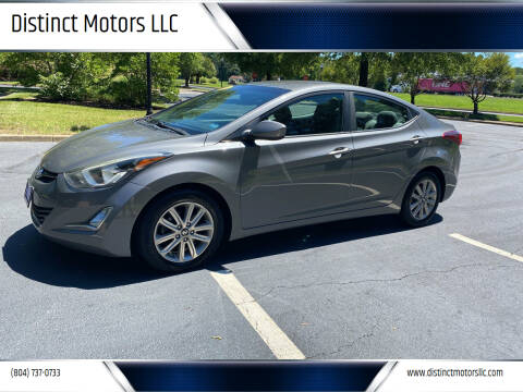 2014 Hyundai Elantra for sale at Distinct Motors LLC in Mechanicsville VA