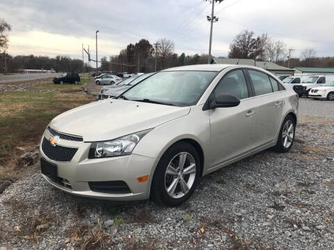 2013 Chevrolet Cruze for sale at Ridgeway's Auto Sales - Buy Here Pay Here in West Frankfort IL