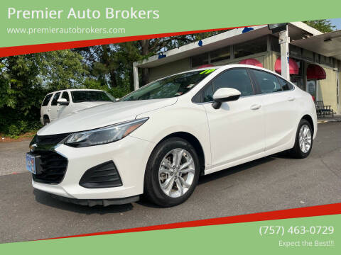 2019 Chevrolet Cruze for sale at Premier Auto Brokers in Virginia Beach VA