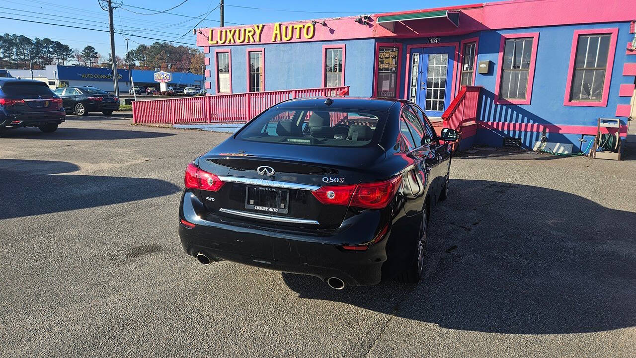 2014 INFINITI Q50 for sale at Luxury Auto Sales, Inc in Norfolk, VA