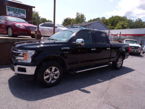 2018 Ford F-150 for sale at WORKMAN AUTO INC in Bellefonte PA