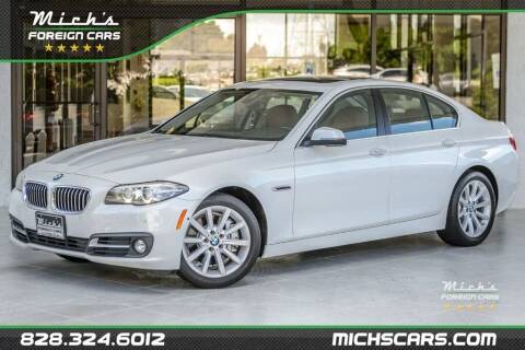 2015 BMW 5 Series for sale at Mich's Foreign Cars in Hickory NC