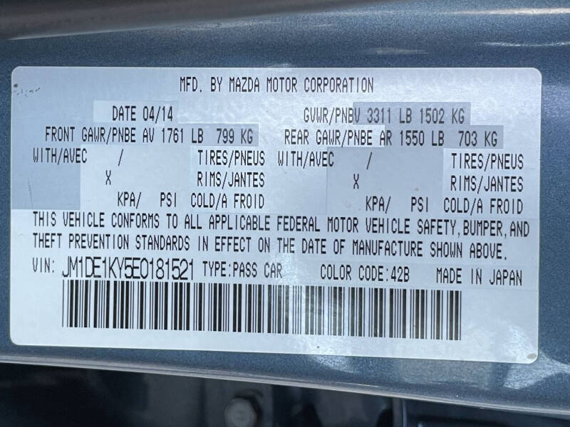 2014 Mazda MAZDA2 Sport