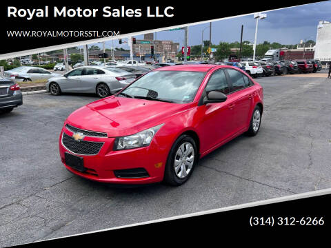 2014 Chevrolet Cruze for sale at Royal Motor Sales LLC in Saint Louis MO