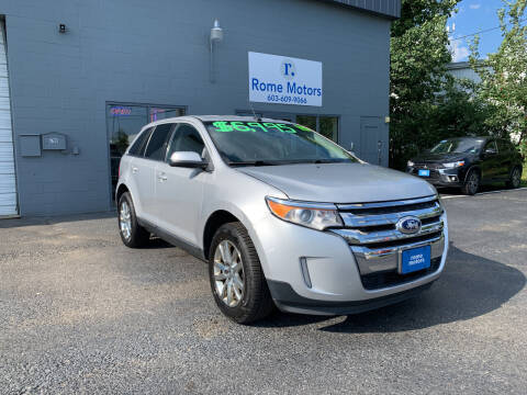 2013 Ford Edge for sale at Rome Motors in Manchester NH