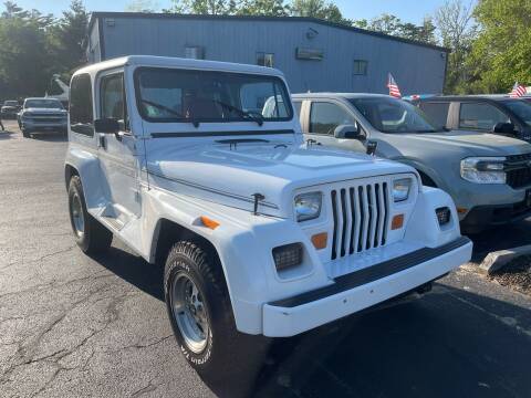 1993 Jeep Wrangler for sale at Tri Town Motors in Marion MA