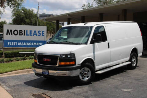 2022 GMC Savana for sale at MOBILEASE AUTO SALES in Houston TX